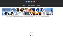 Tablet Screenshot of greatbigscaryworld.com